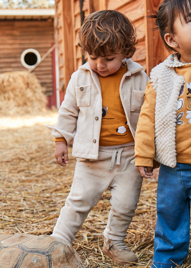 Mayoral "Hose aus Babycord" - Beige