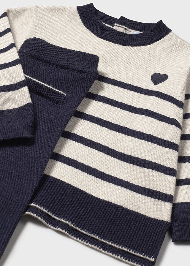 Mayoral "Mädchen Set" im Maritim Style - Marineblau