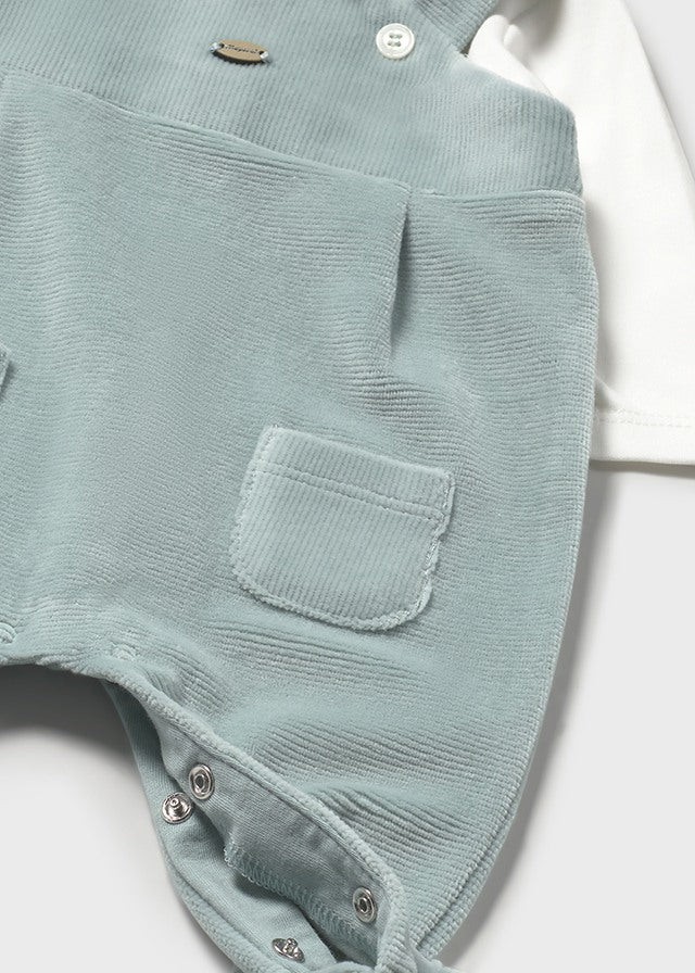 Mayoral "Strampler Set Latz mit Babycord" - Eis