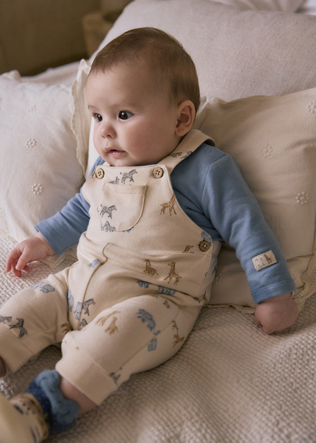 Mayoral "Strampler-Set" allover Druck - Blue Bell