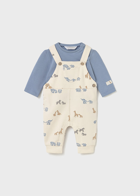 Mayoral "Strampler-Set" allover Druck - Blue Bell