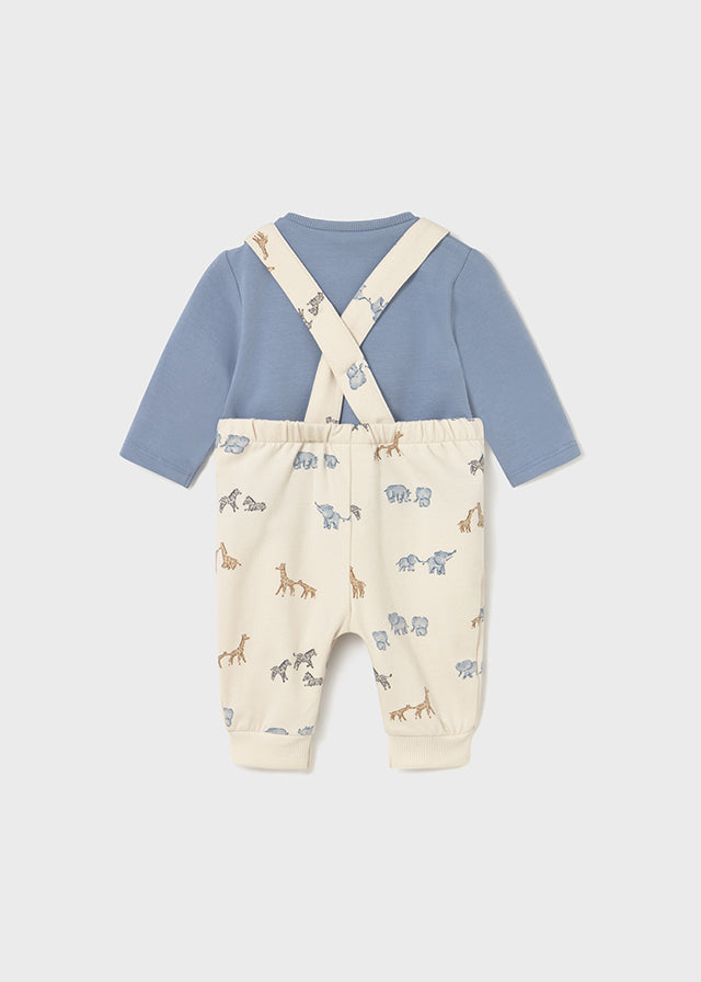 Mayoral "Strampler-Set" allover Druck - Blue Bell