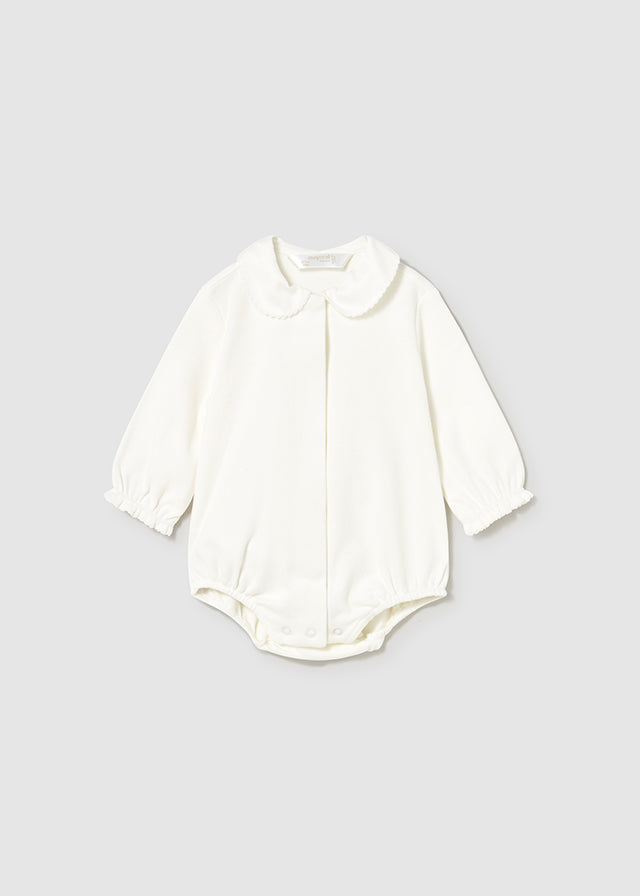 Mayoral "Body langarm mit Kragen" - Creme