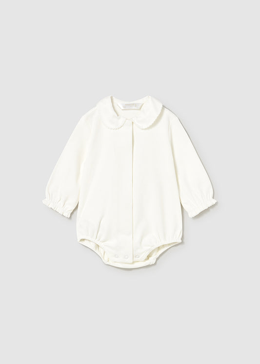 Mayoral "Body langarm mit Kragen" - Creme