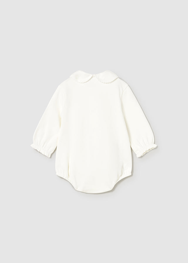 Mayoral "Body langarm mit Kragen" - Creme