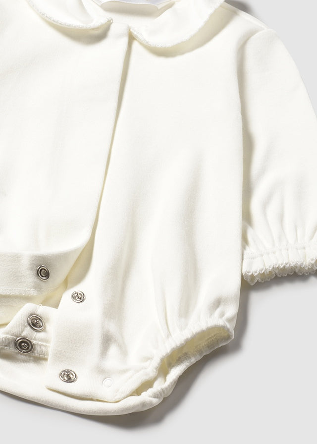Mayoral "Body langarm mit Kragen" - Creme