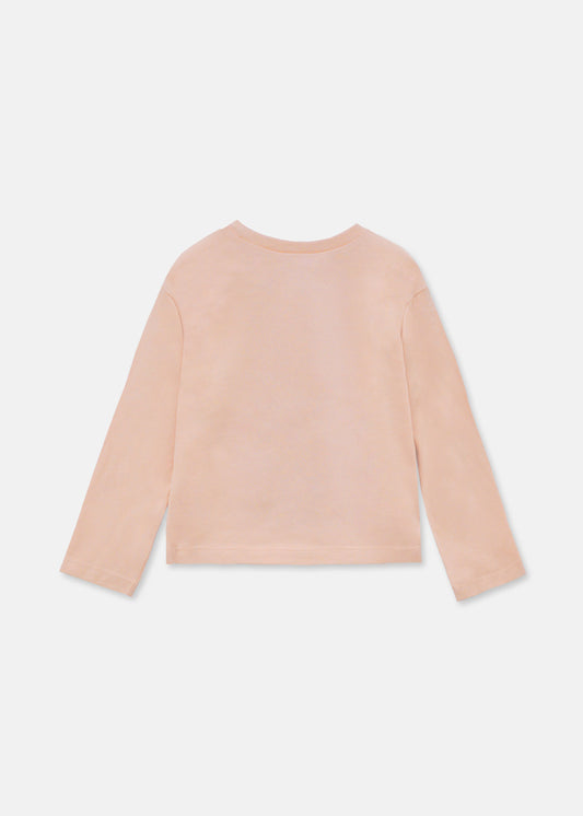 Mayoral "T-Shirt langarm" mit Häschen - Rosa