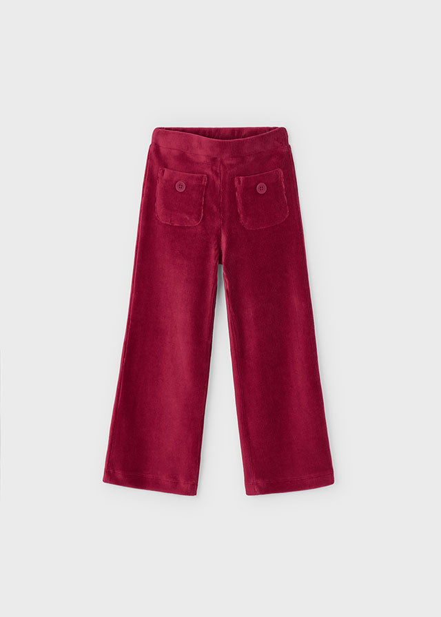 Mayoral "Hose aus weichem Cord" - Kirsche