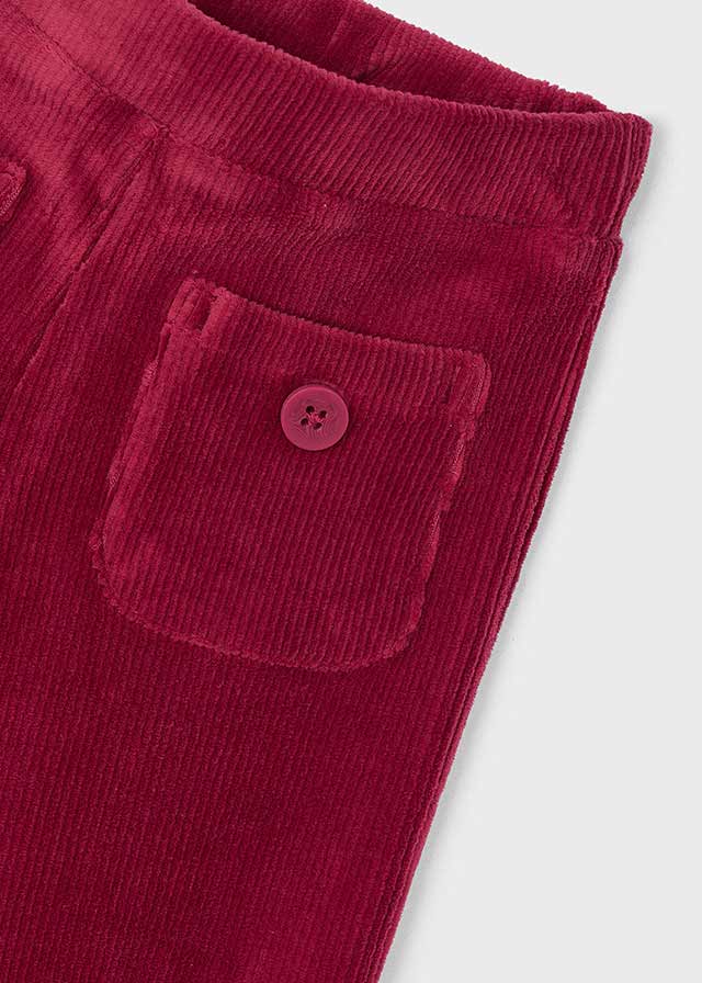 Mayoral "Hose aus weichem Cord" - Kirsche
