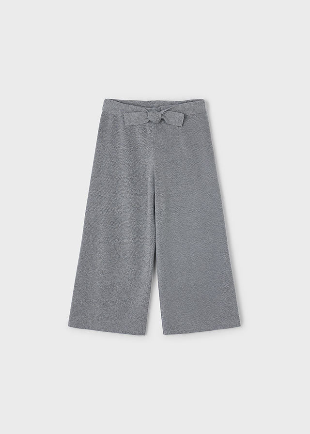 Mayoral "Culotte Hose" aus Strick - stahl-Grau