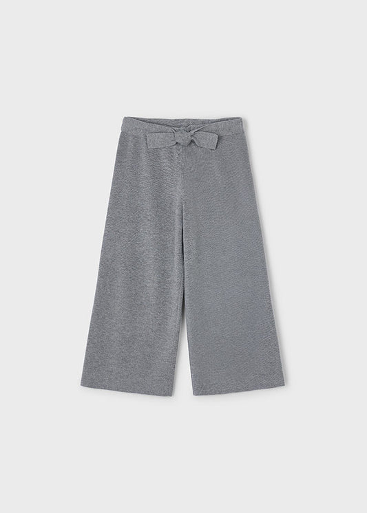 Mayoral "Culotte Hose" aus Strick - stahl-Grau