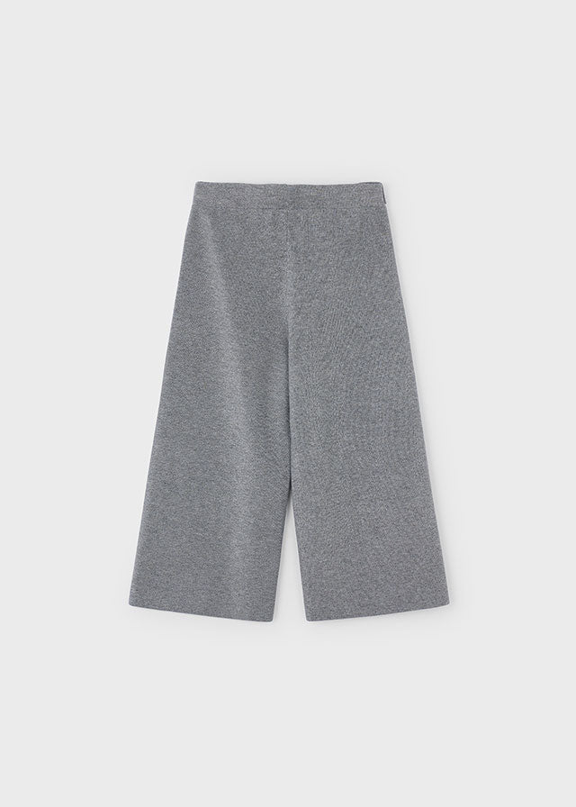 Mayoral "Culotte Hose" aus Strick - stahl-Grau