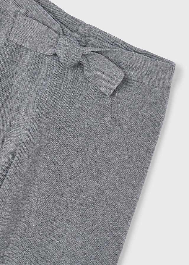 Mayoral "Culotte Hose" aus Strick - stahl-Grau