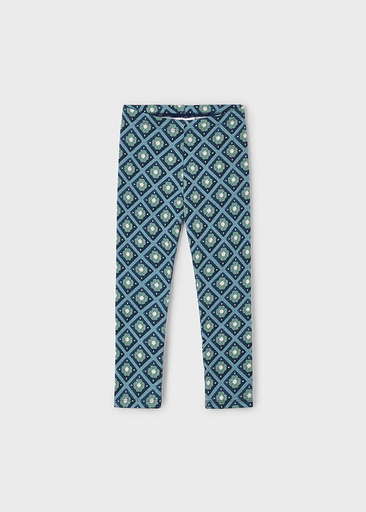 Mayoral "Leggings" gemustert - Blau