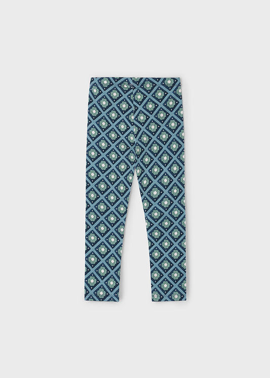 Mayoral "Leggings" gemustert - Blau