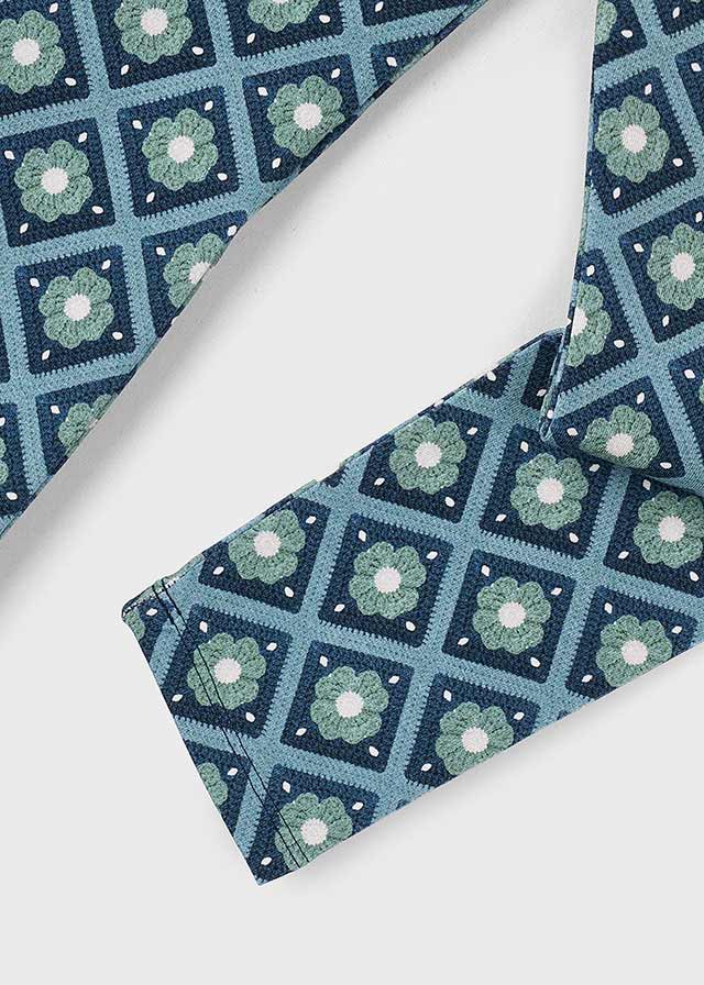 Mayoral "Leggings" gemustert - Blau
