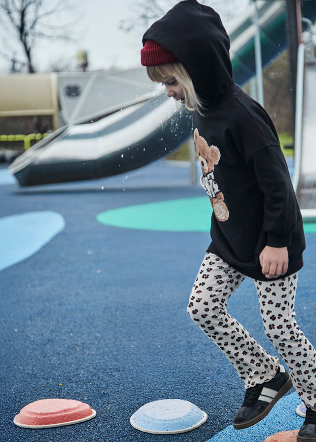 Mayoral "Leggings" gemustert - Sand