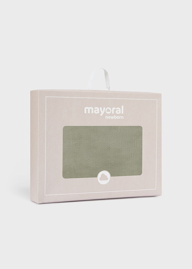 Mayoral "Decke" Fell mit Pompon - Salbei