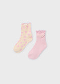 Bild in Galerie-Betrachter laden, Mayoral "Socken Doppelpack" - Rosa
