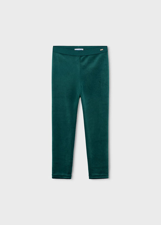 Mayoral Samt Leggings - Grün