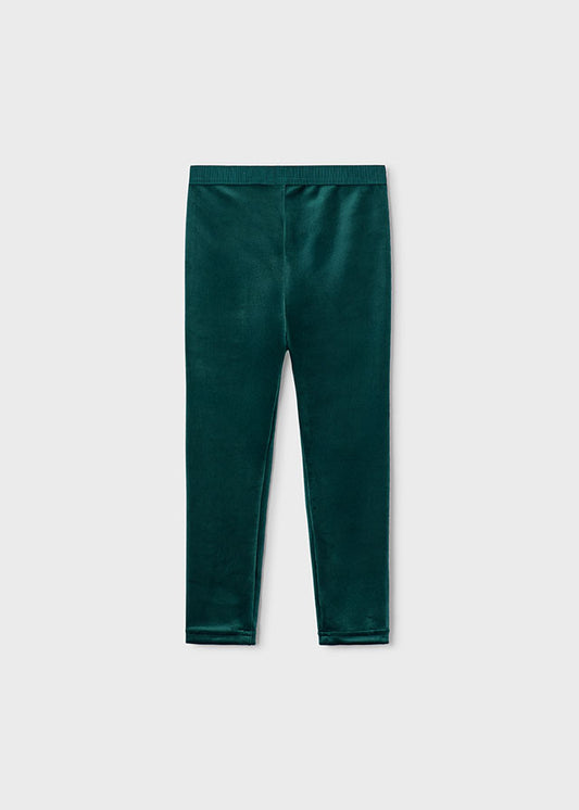 Mayoral Samt Leggings - Grün