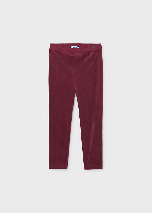 Mayoral Samt Leggings - Framboise