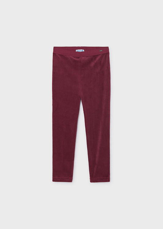 Mayoral Samt Leggings - Framboise