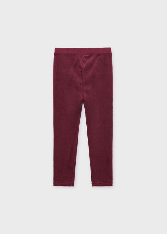 Mayoral Samt Leggings - Framboise