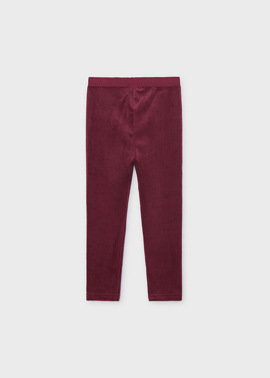 Mayoral Samt Leggings - Framboise