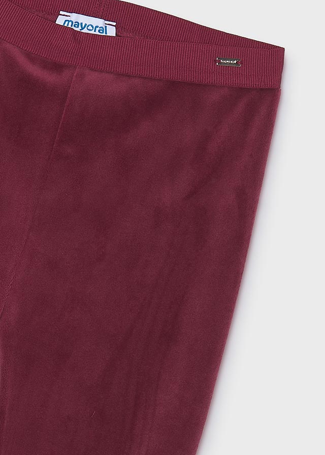 Mayoral Samt Leggings - Framboise