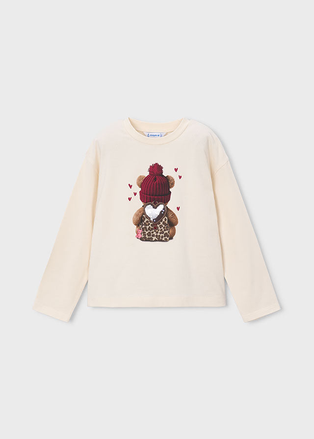Mayoral Langarmshirt mit Druck - Soja