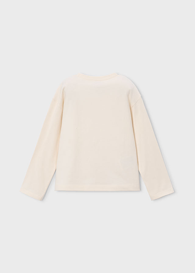 Mayoral Langarmshirt mit Druck - Soja
