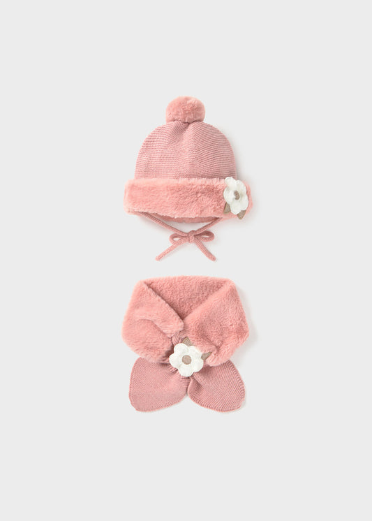 Mayoral Mütze & Schal Set - Rosa
