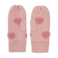 Bild in Galerie-Betrachter laden, Minymo "Woll-Handschuhe" mit Herzchen - Misty Rose

