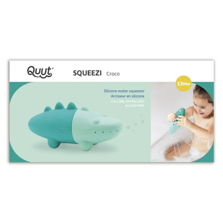 Quut Badespielzeug "Squeezi Croko