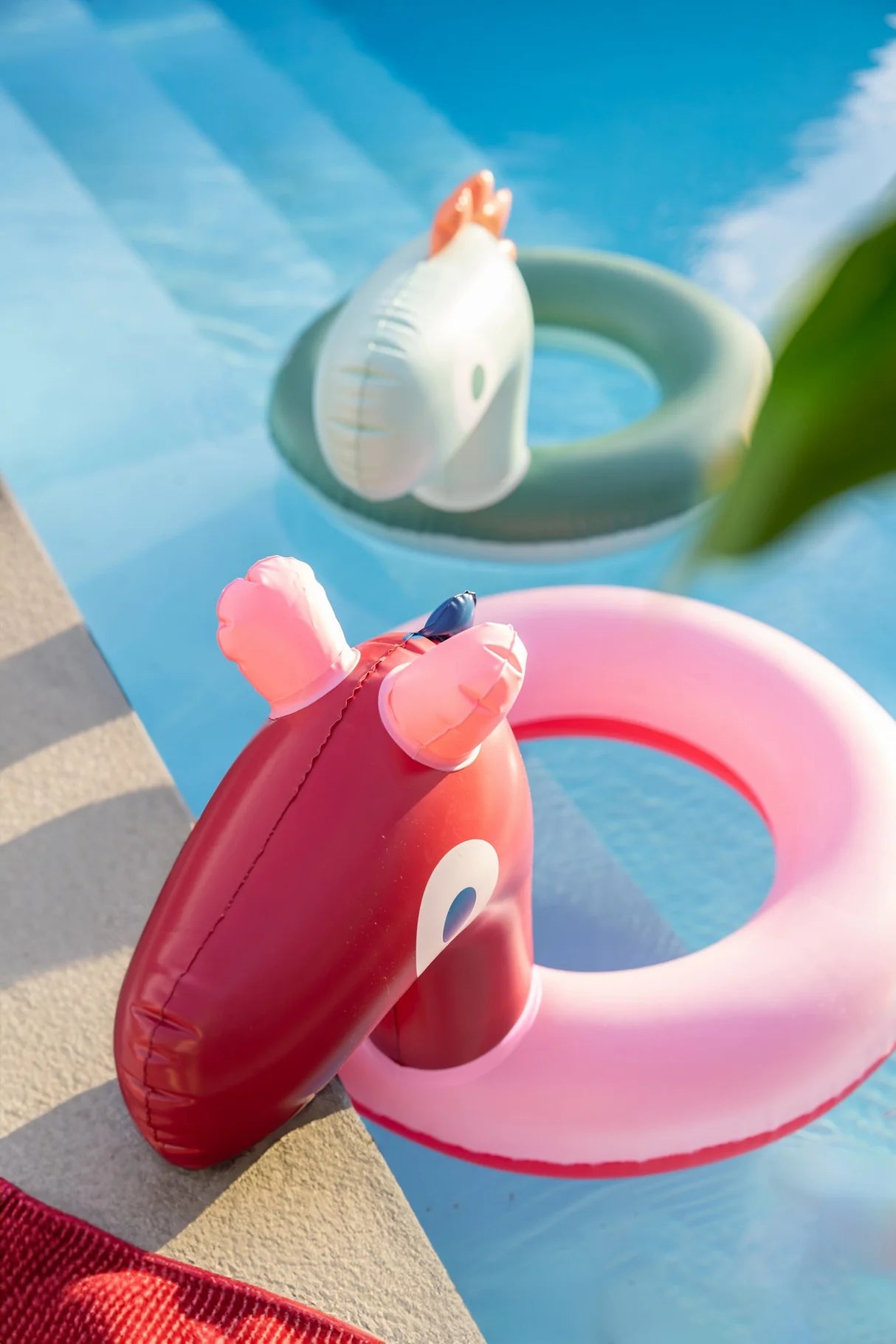 Quut "Schwimmring" Pferd - Rosa/Rot