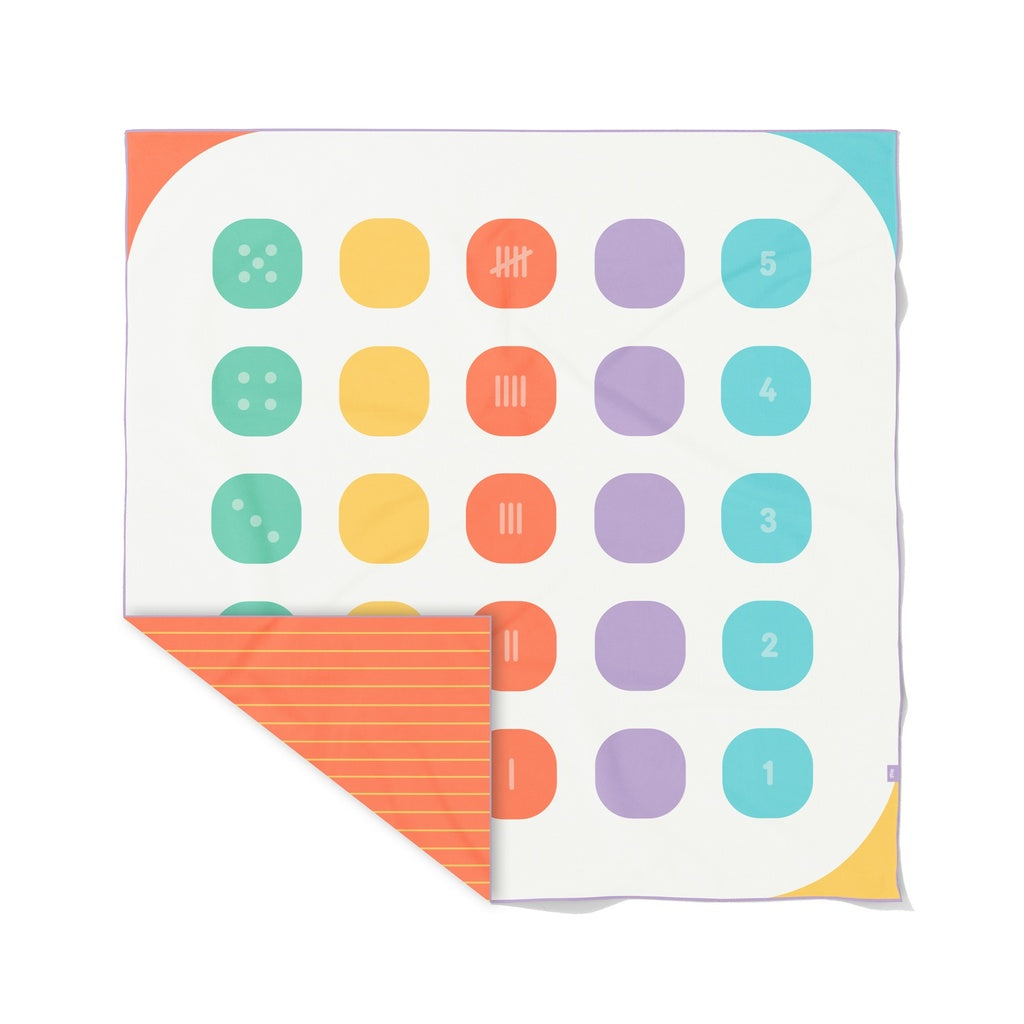Quut "Spieltuch/Strandlaken" XL (180x180) Balancierspiel Orange
