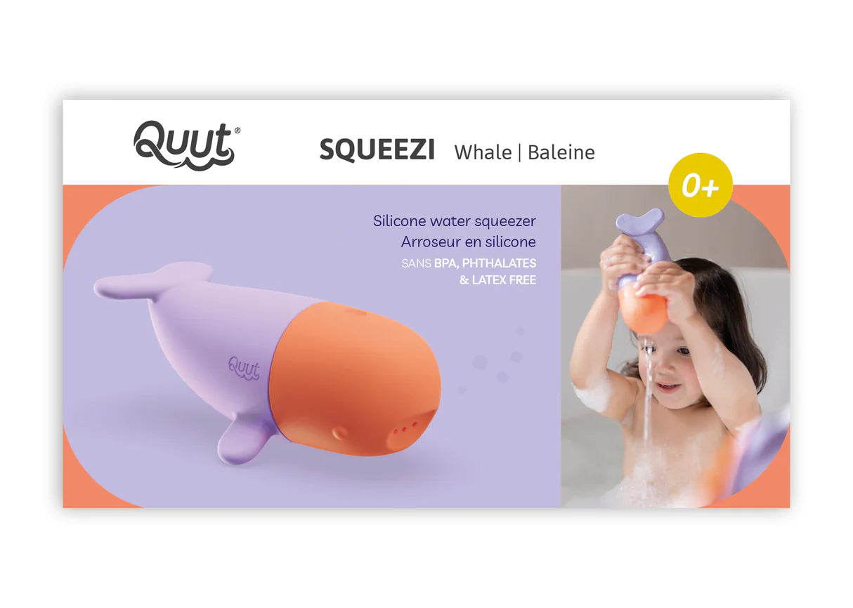Quut Badespielzeug "Squeezi Wal"