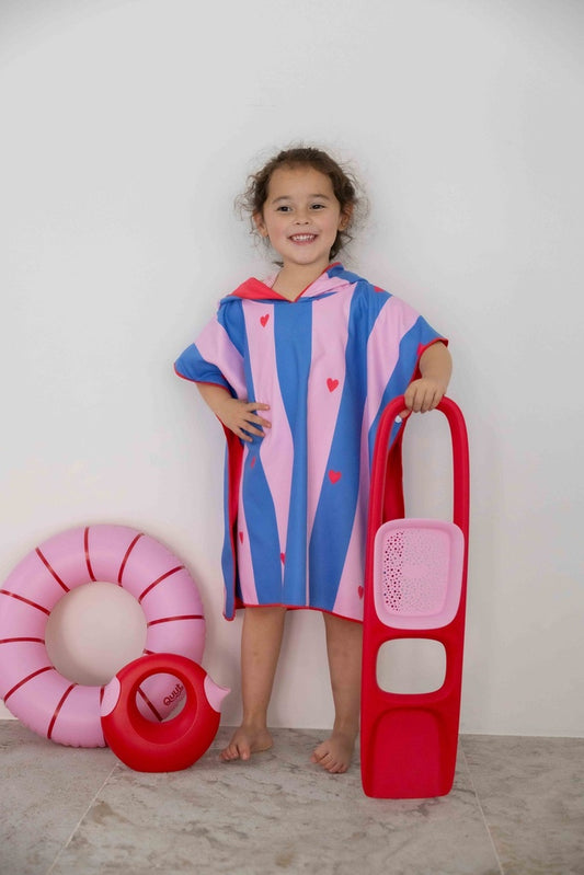 Quuut "Beach Poncho" - Cherry