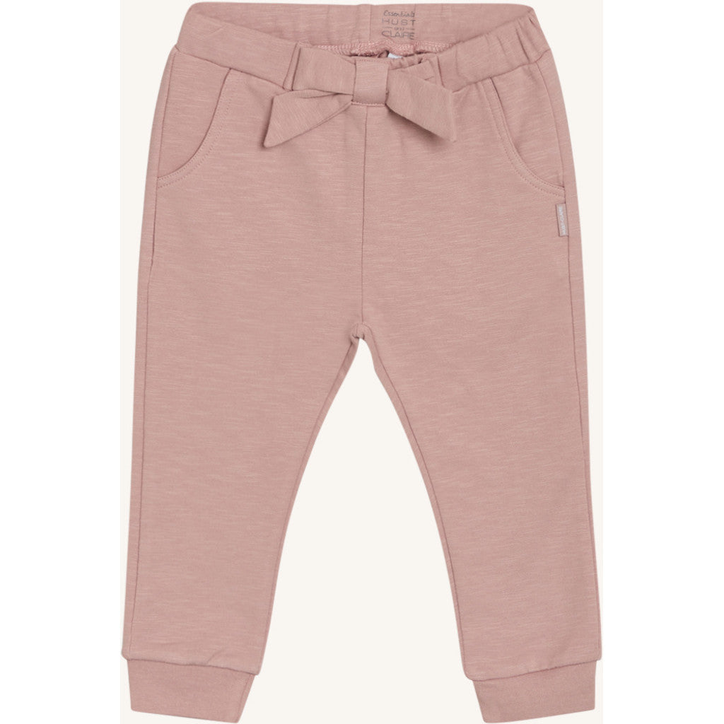 Hust & Claire Jogginghose mit Schleife am Bündchen - Dusty Rose