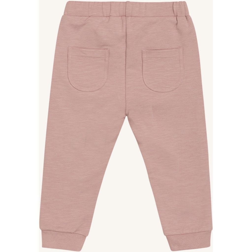 Hust & Claire Jogginghose mit Schleife am Bündchen - Dusty Rose