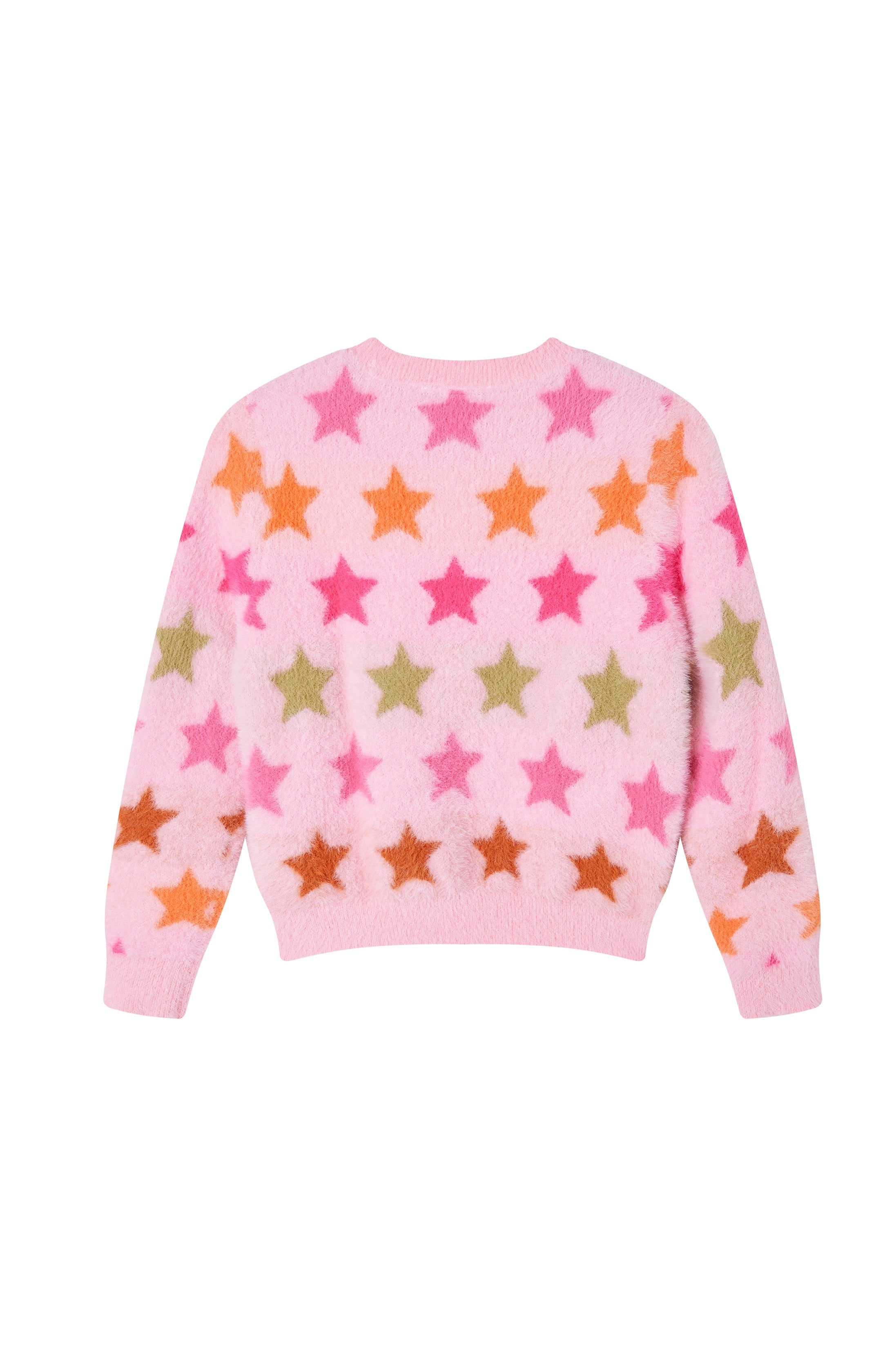 Someone "Kuschelpullover" mit Sternen - Light Pink