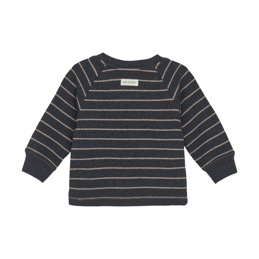 En Fant "Sweatshirt" streifen - Ebony
