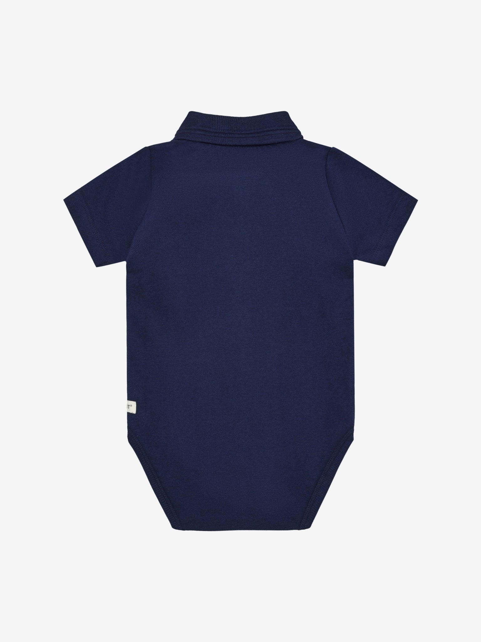 En Fant Body kurzarm im Polostyle - Medieval Blue