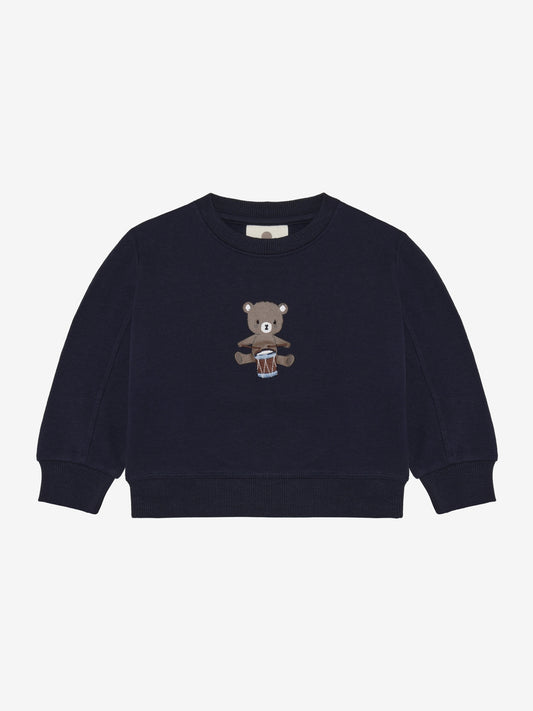 En Fant Sweatshirt mit Druck & Stickerei - Pariser Nacht