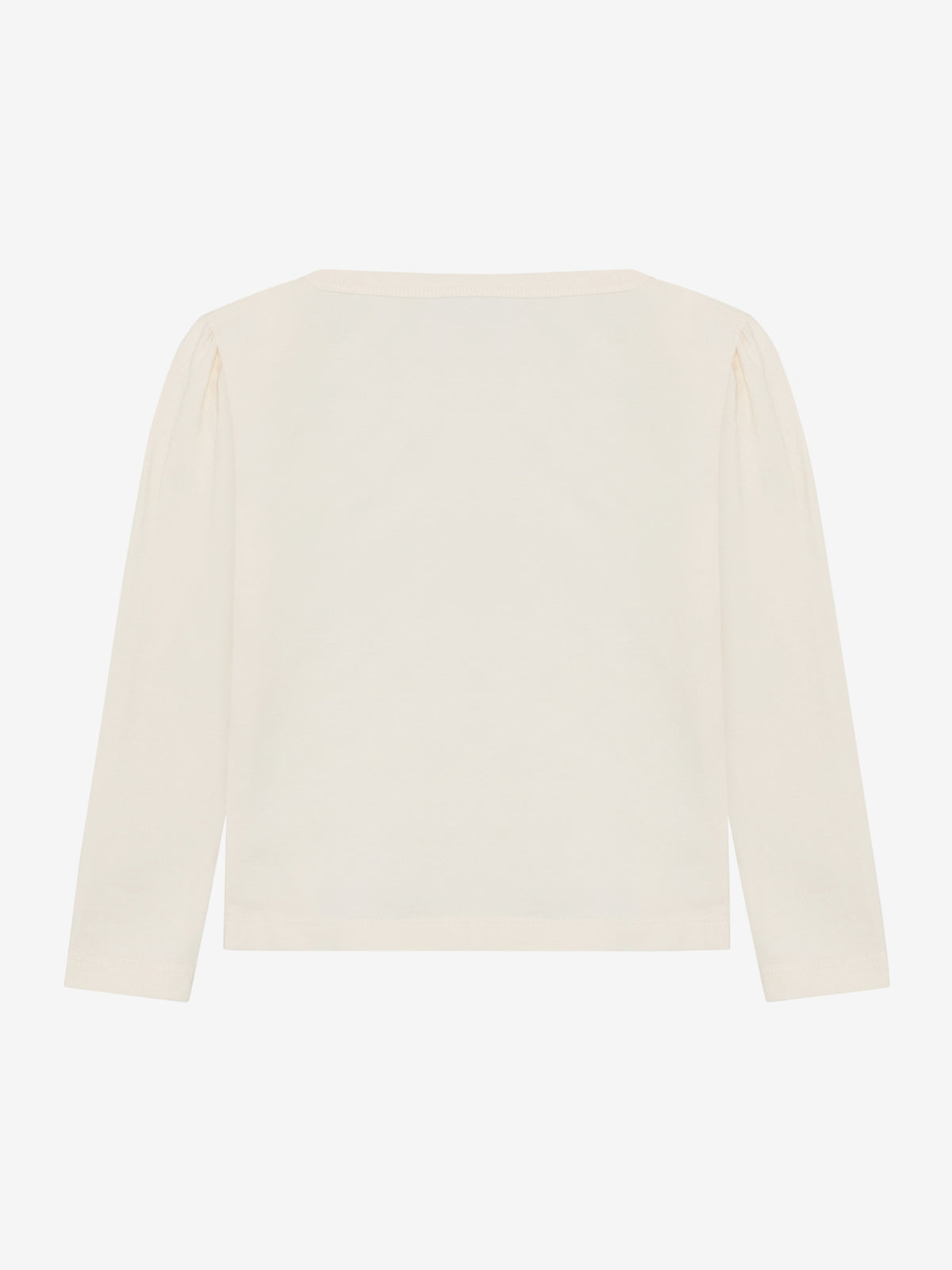 En Fant Langarmshirt mit Druck - Creme