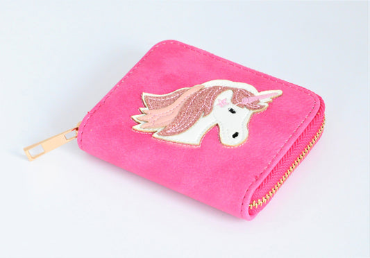KisMe Geldbörse mit Einhorn - Pink