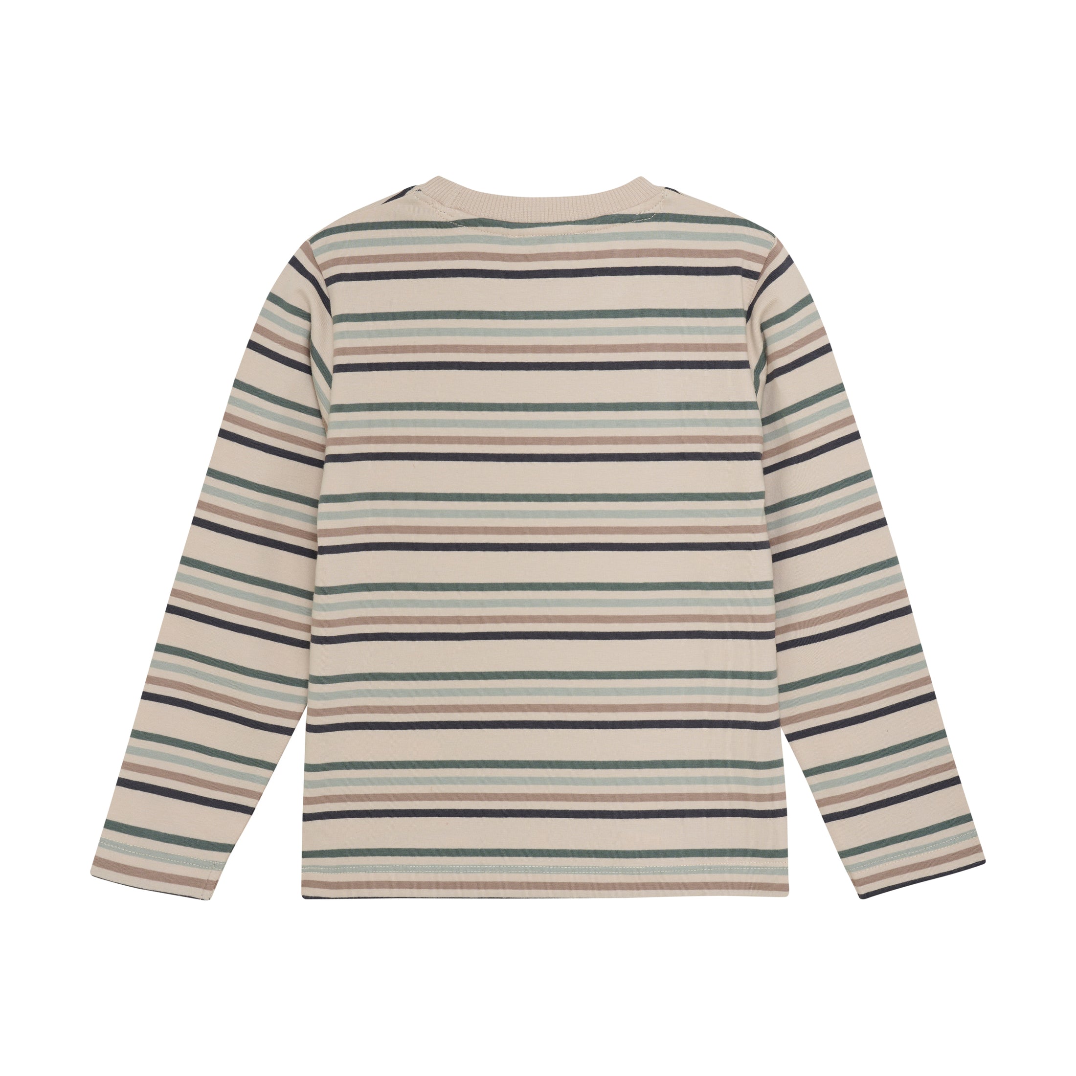 En Fant "T-Shirt langarm" gestreift - Balsam Green