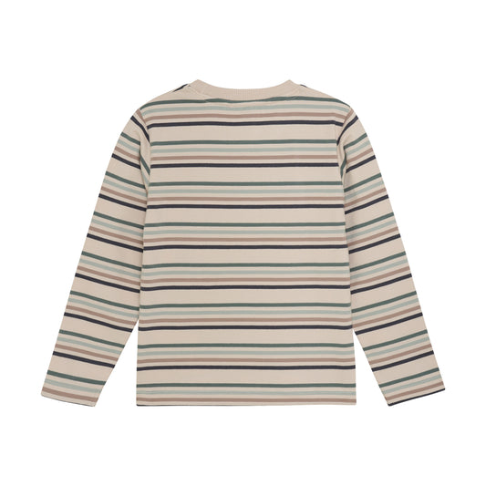 En Fant "T-Shirt langarm" gestreift - Balsam Green