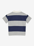 Bild in Galerie-Betrachter laden, En Fant Poloshirt mit Blockstreifen - Light Grey Melange

